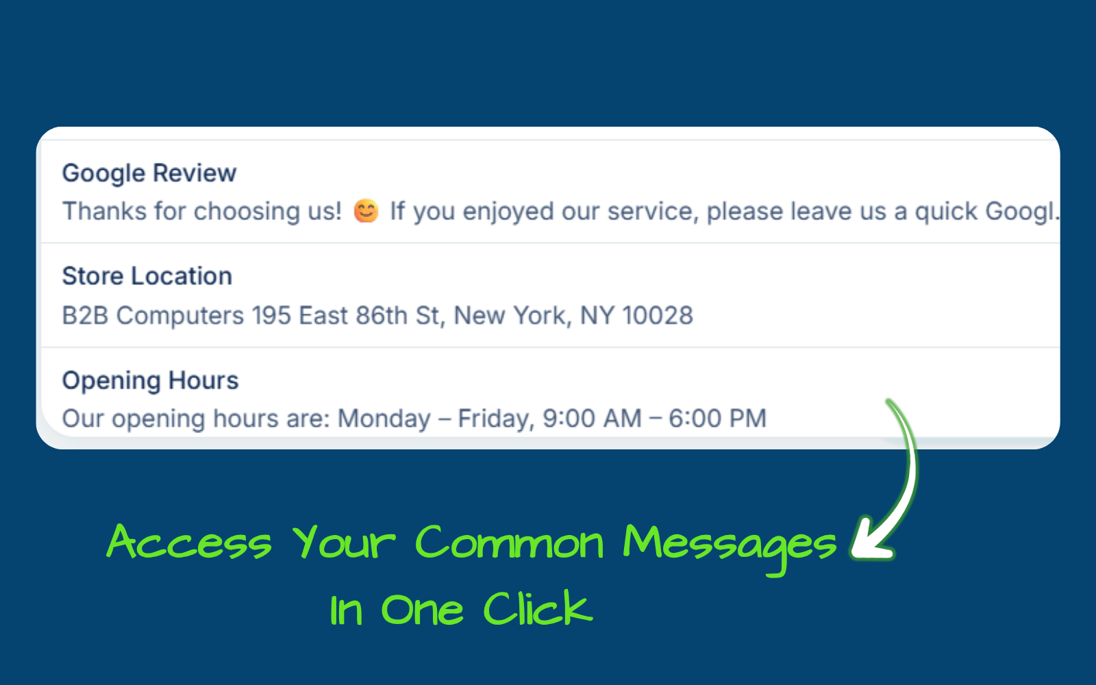 Quick Replies